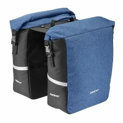 Paire De Sacoches Latérales Arrière Mik Bleu/noir L